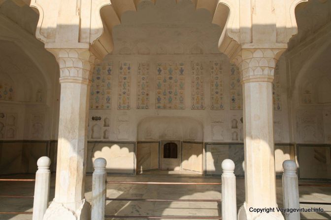 Jaipur Amber Palace Sukh Niwas Chambre De La Mousson - Indien