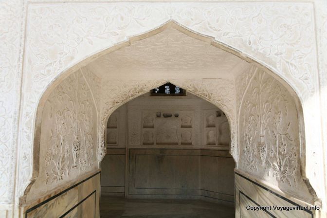 Jaipur Amber Palace Sukh Niwas Chambre De La Mousson - Indien