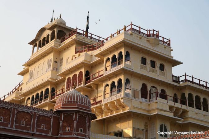 Jaipur City Palace Chandra Mahal - Indien