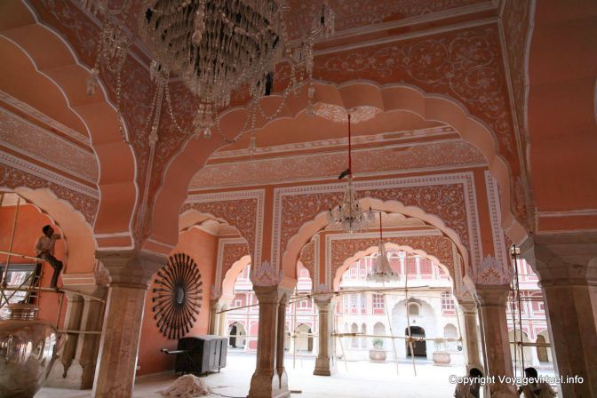 Jaipur City Palace Diwan I Khas - Indien