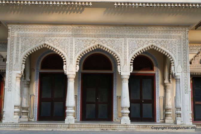 Jaipur City Palace Mubarak Mahal - Indien