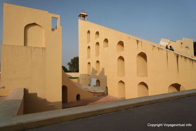Jaipur Jantar Mantar Observatoire Grand Samrat Yantra - Indien