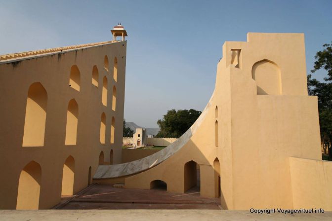 Jaipur Jantar Mantar Observatoire Grand Samrat Yantra - Indien