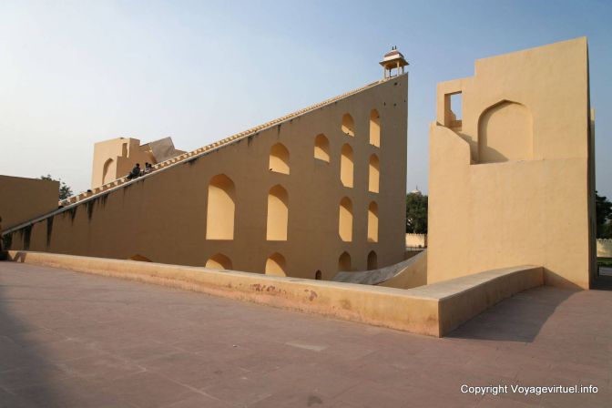 Jaipur Jantar Mantar Observatoire Grand Samrat Yantra - Indien