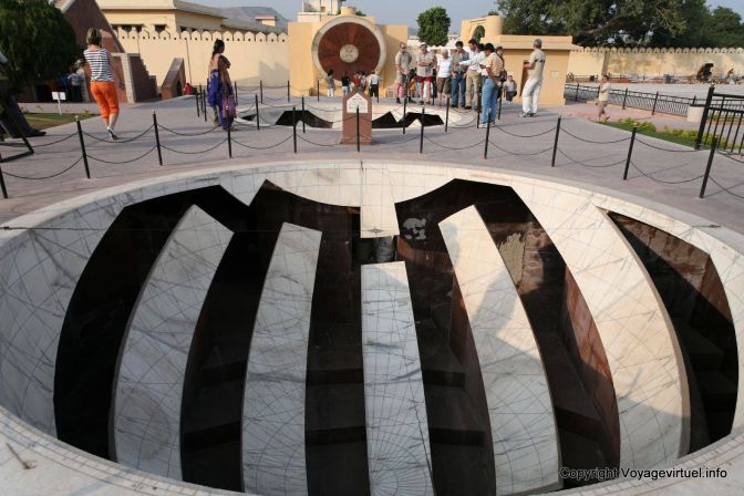 Jaipur Jantar Mantar Observatoire Laiprakash Yantra - Indien