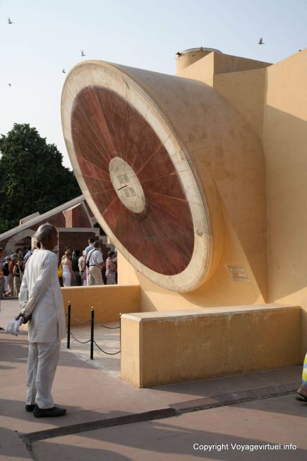 Jaipur Jantar Mantar Observatoire Narivalya Yantra - Indien