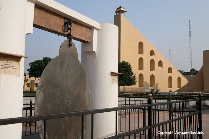 Jaipur Jantar Mantar Observatoire Raj Yantra Astrolabe - Indien
