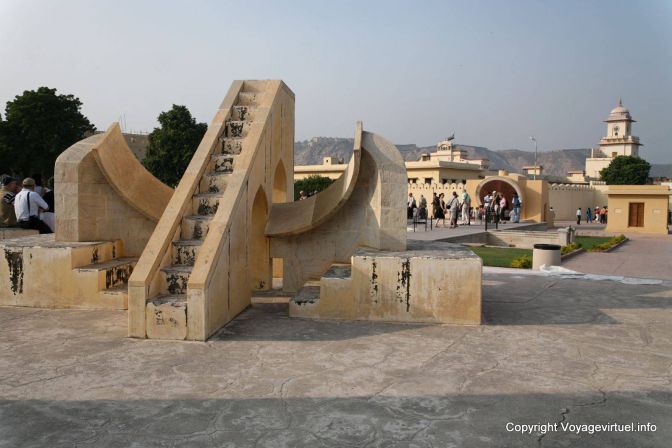 Jaipur Jantar Mantar Observatoire Samrat Yantra Astrologique - Indien