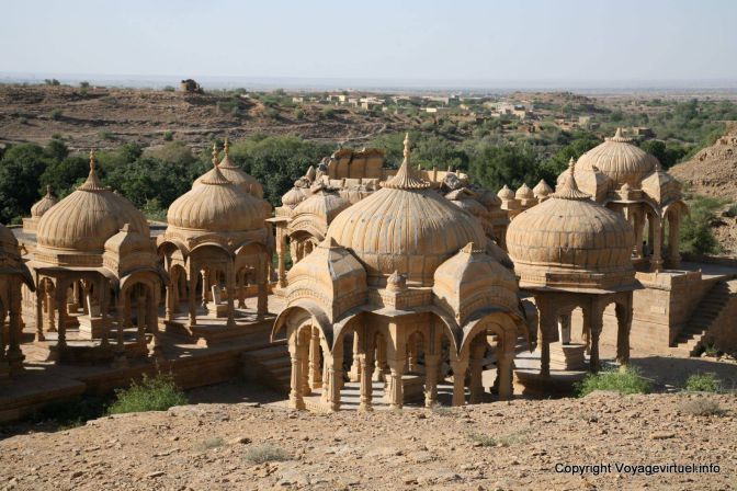 Jaisalmer Bada Bagh Cenotaphs - Indien