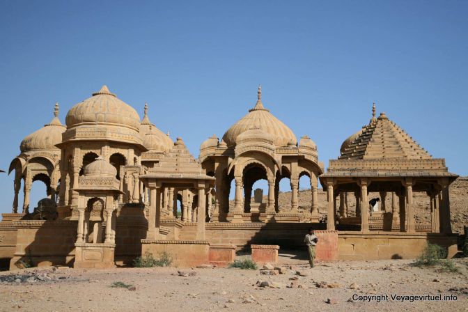 Jaisalmer Bada Bagh Cenotaphs - Indien