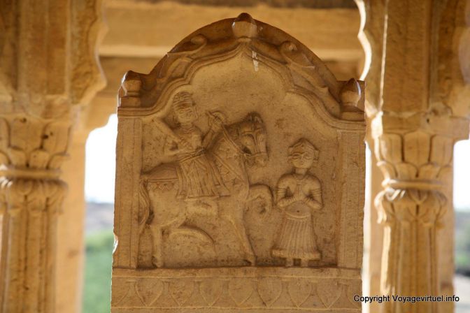 Jaisalmer Bada Bagh Cenotaphs - Indien
