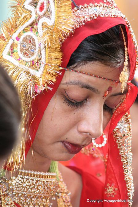 Jaisalmer Citadelle Mariage La Mariee - Indien