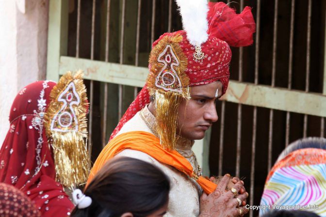 Jaisalmer Citadelle Mariage Le Marie - Indien