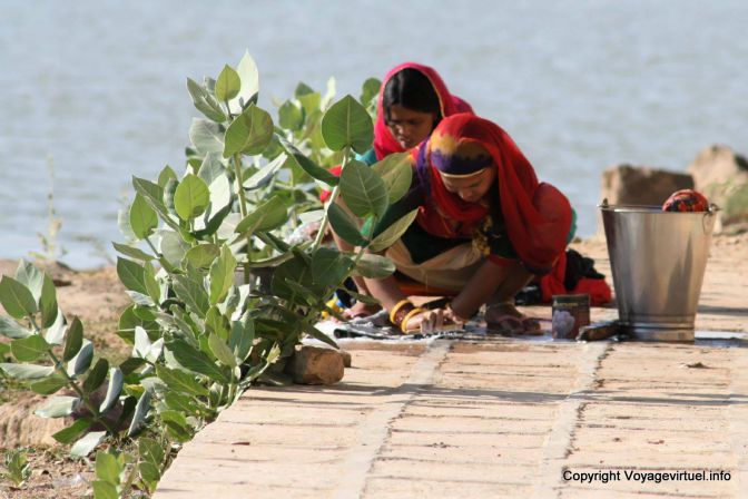 Jaisalmer Gadi Sagar Tank - Indien