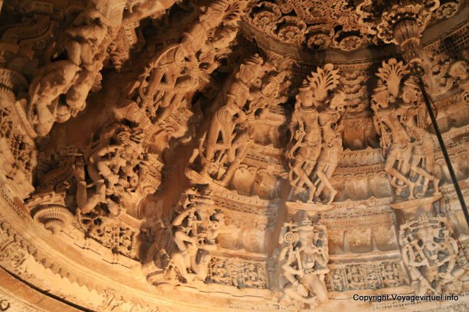 Jaisalmer Temple Jain Dome Detail - Indien