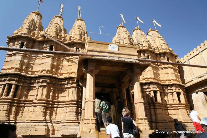 Jaisalmer Temple Jain Entrance - Indien