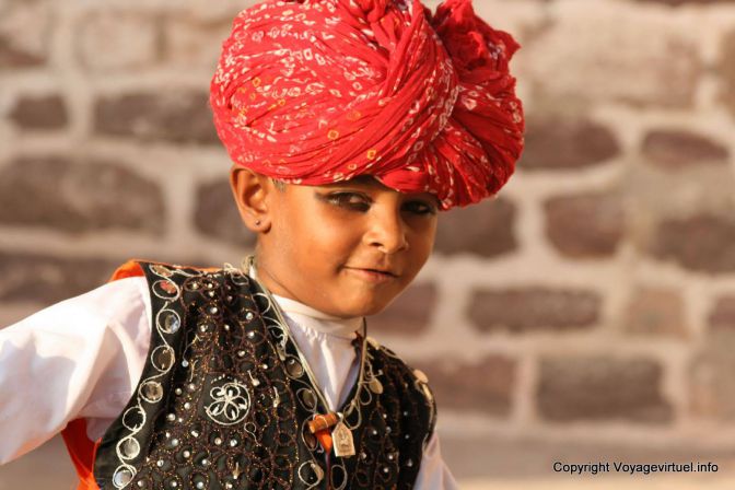 Jodhpur Mehrangarh Forteresse Jeune Danseur - Indien