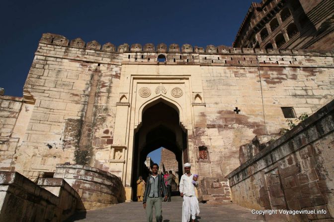 Jodhpur Mehrangarh Forteresse Jey Pol - Indien