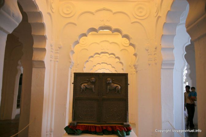 Jodhpur Mehrangarh Forteresse Sieges D Elephants - Indien