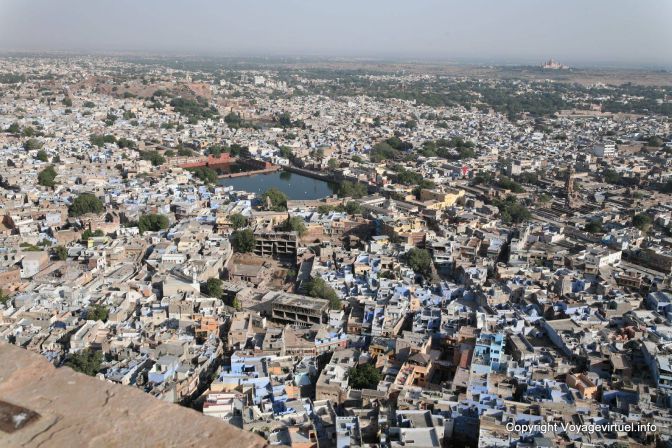 Jodhpur Vue Sur Ville Depuis Mehrangarh Forteresse - Indien