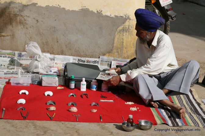 Pushkar Dentiste De Rue - Indien