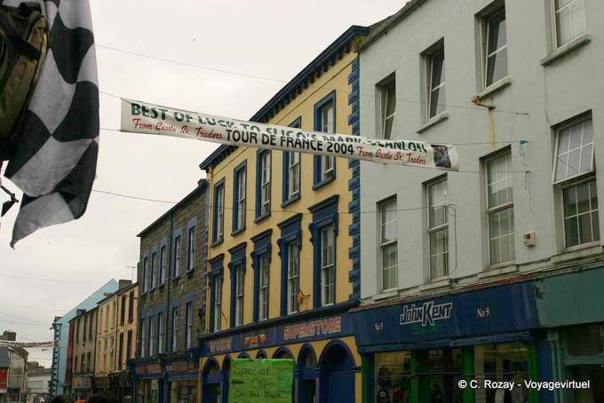 Banner für die Tour de France 2004, Mayo Sligo - Irland