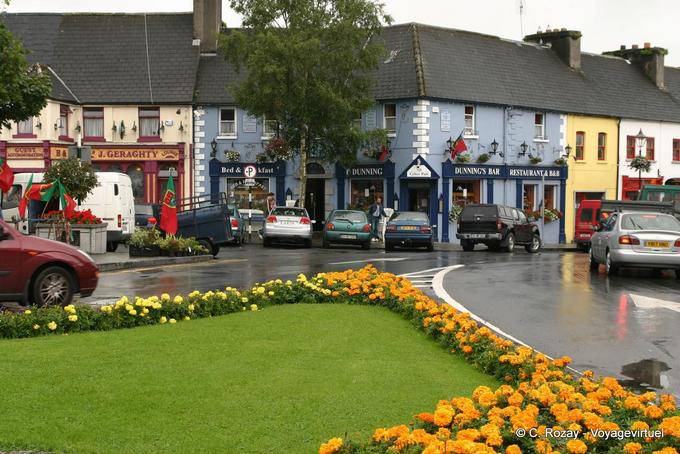 Blühende der Stadt Westport - Irland