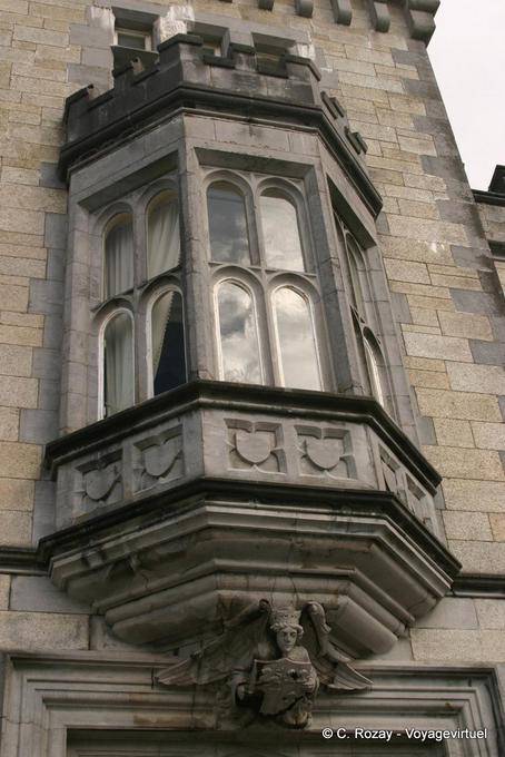 Neugotik von Kylemore Castle - Irland