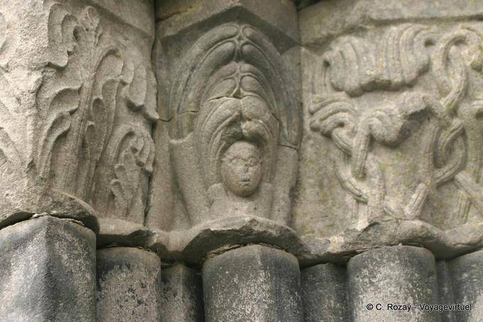 Architektonisches Detail des Augustiner-Abtei von Cong - Irland