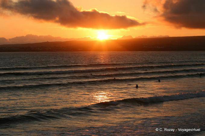 Sonnenuntergang, Lahinch - Irland