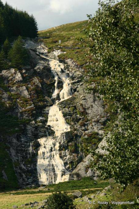 Cascade Carrawaystick, Wicklow Mountains - Irland