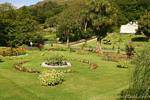 Die viktorianischen Garten, Connemara Kylemore Abbey, Irland.