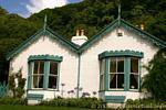Haus der Haupt Gärtner und Arbeiter, Kylemore Abbey, Irland.
