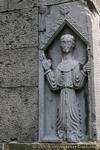 St. Francis Stigma, Skulptur, Ennis Abbey, Irland.