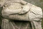 Ausschnitt aus dem Grab von MacMahon, 1470, Ennis Abbey, Irland.