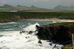 Klippen und dem Strand Sprachen, Dingle-Halbinsel, Irland.