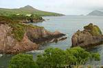 Die Küste in der Nähe des Denkmal am Dún Jahr ÖIR Dingle, Irland.