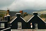 Schwarz Häuser, Dingle, Irland.