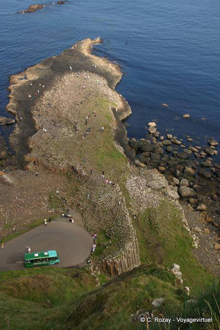 Nördlichen Ende des Antrim Plateaus, Giants Causeway - Nord-Irland