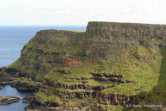 Symphonie des Stapels von Basaltströme, Giants Causeway - Nord-Irland