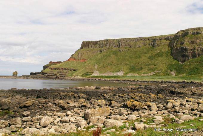 Anse südlich der Haupt Rock Giants Causeway - Nord-Irland