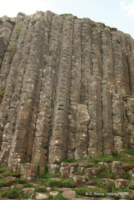 Die große Orgel aus grauem Basalt, Giants Causeway - Nord-Irland