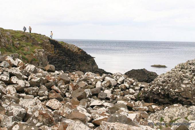 Reste eines Zusammenbruchs, Giants Causeway - Nord-Irland