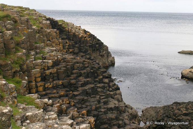 Auswirkungen der raschen thermischen Kontraktion des Wasch beim Abkühlen, Riesen Damm - Nord-Irland