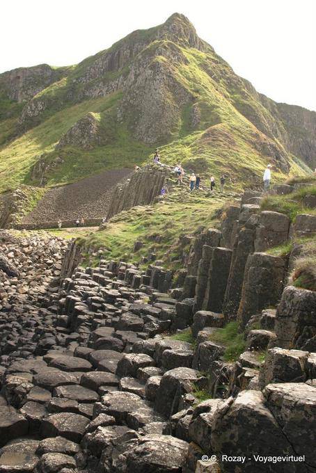 Die Auswirkungen der vulkanischen Aktivität im Paläogen, Giants Causeway - Nord-Irland