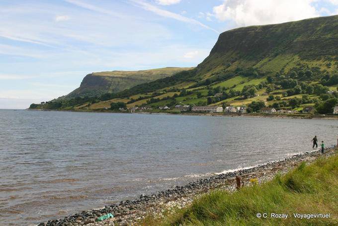 Coast Kiesel um Cushendall - Nord-Irland