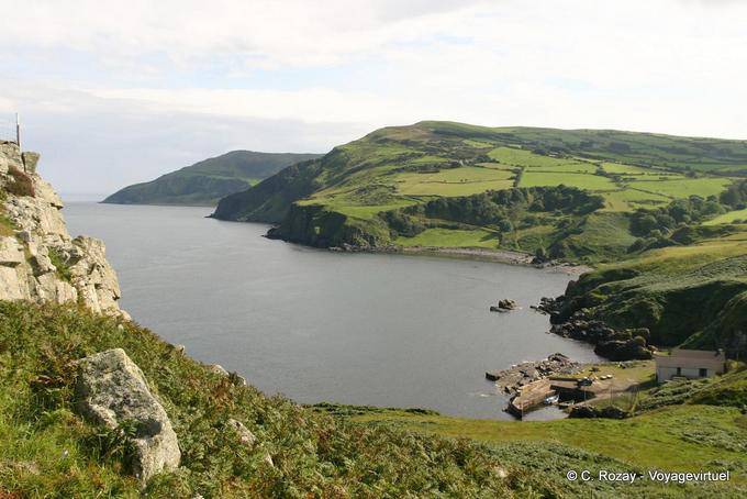 Mini-Anschluss an Torr Head, nördlich von Cushendun, Antrim Coast - Nord-Irland