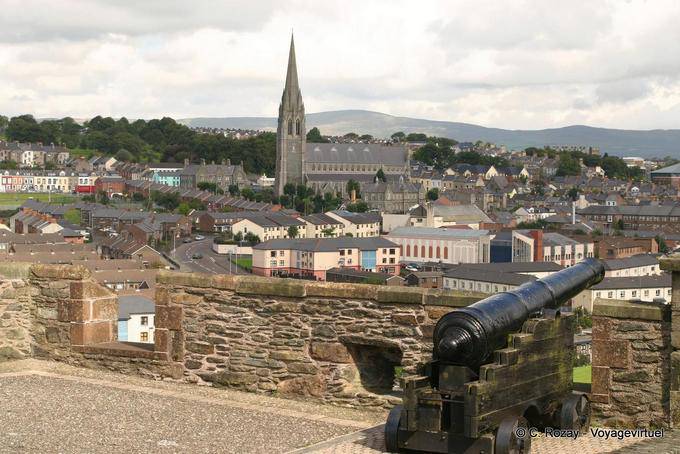 Canon Wände zeigte auf Deerry der Bogside in Derry - Nord-Irland