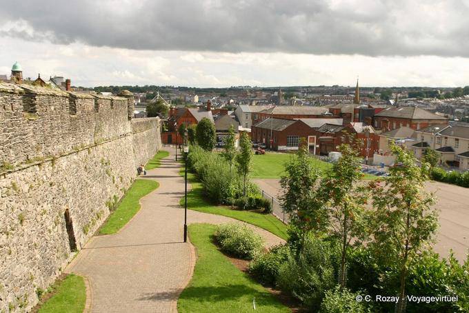 Die Wände zwischen Palace Street und Stable Lane, Derry - Nord-Irland