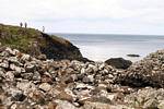 Reste eines Zusammenbruchs, Giants Causeway, Nord-Irland.